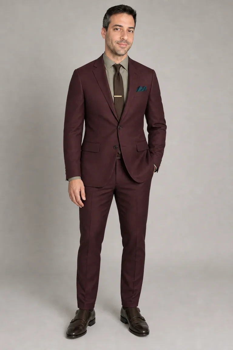 Oxblood Edge: an outfit for Evening reception, bold take