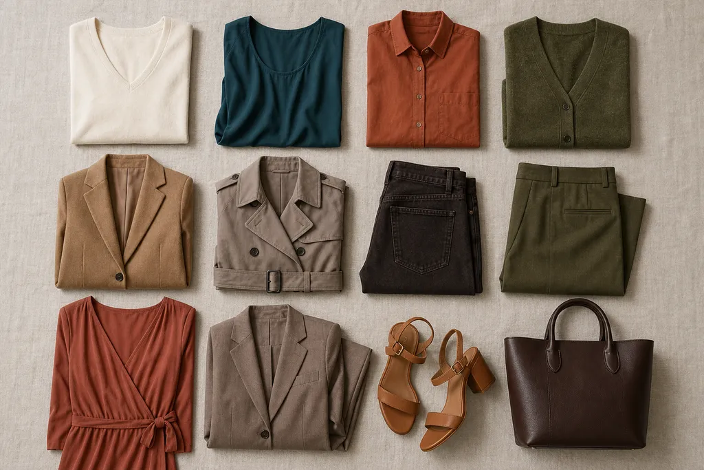 A 12-piece capsule wardrobe