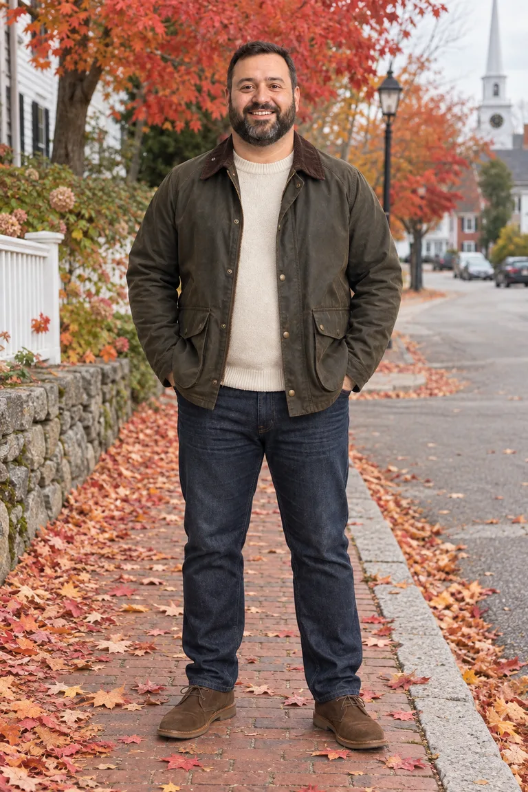 Follaje de otoño, de los Edits de esta semana, en un modelo ficticio de Avarobe