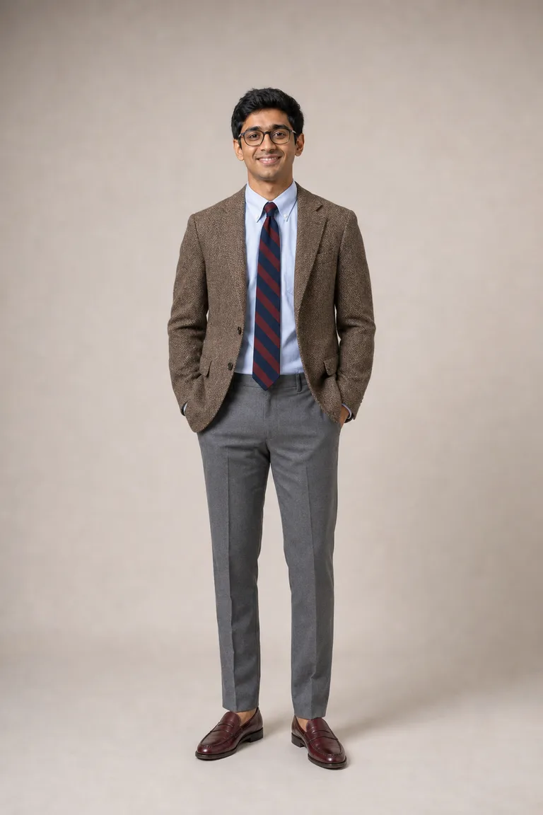 Ivy Prep, an icon look shown on a fictional Avarobe model